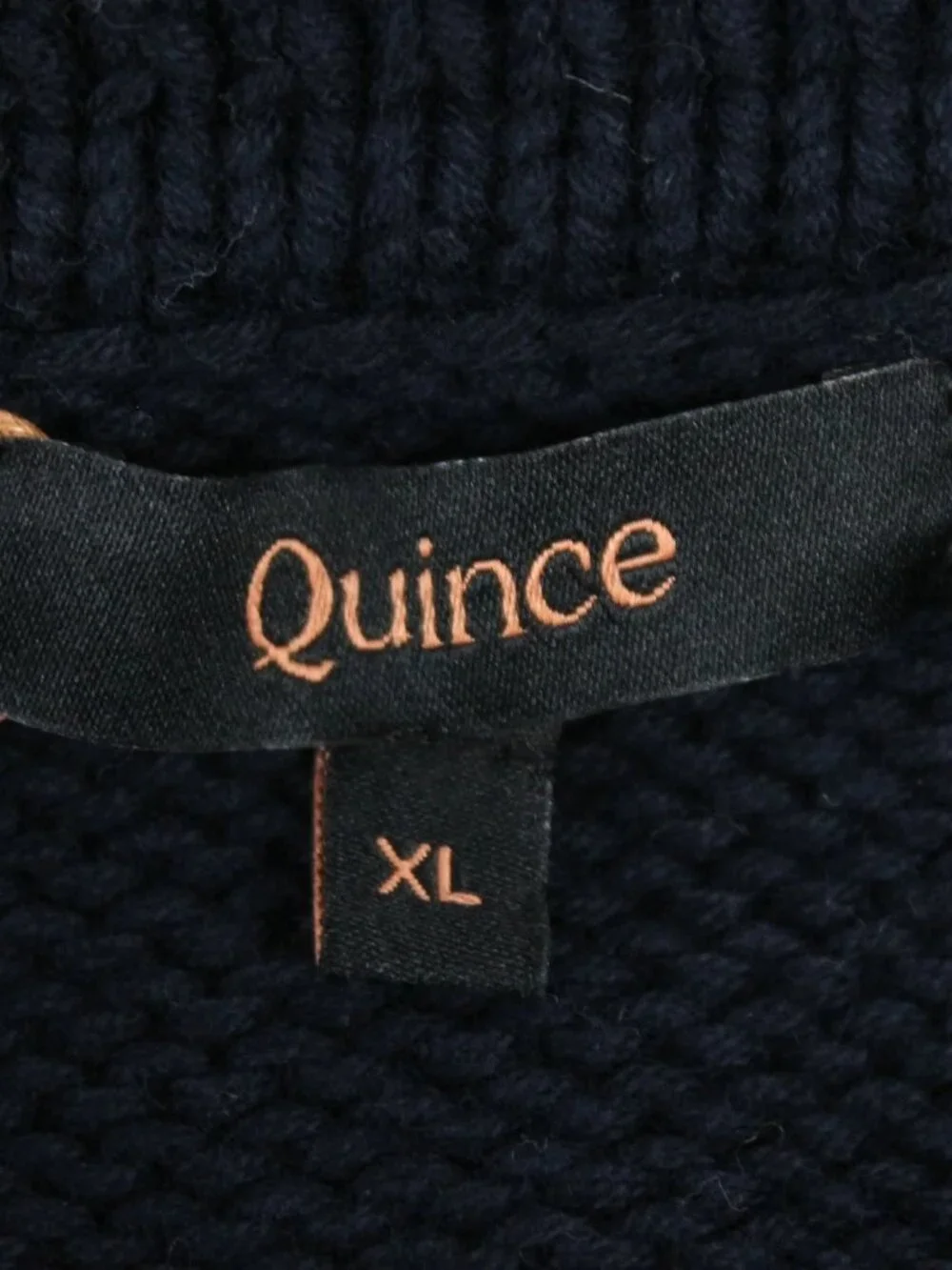 Quince Striped Long Sleeve Knit Top Comfy Travel Work School Casual Fall Winter